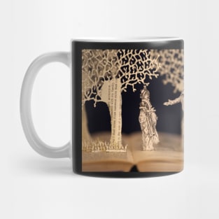 Pride and Prejudice Jane Austen book sculpture Mug